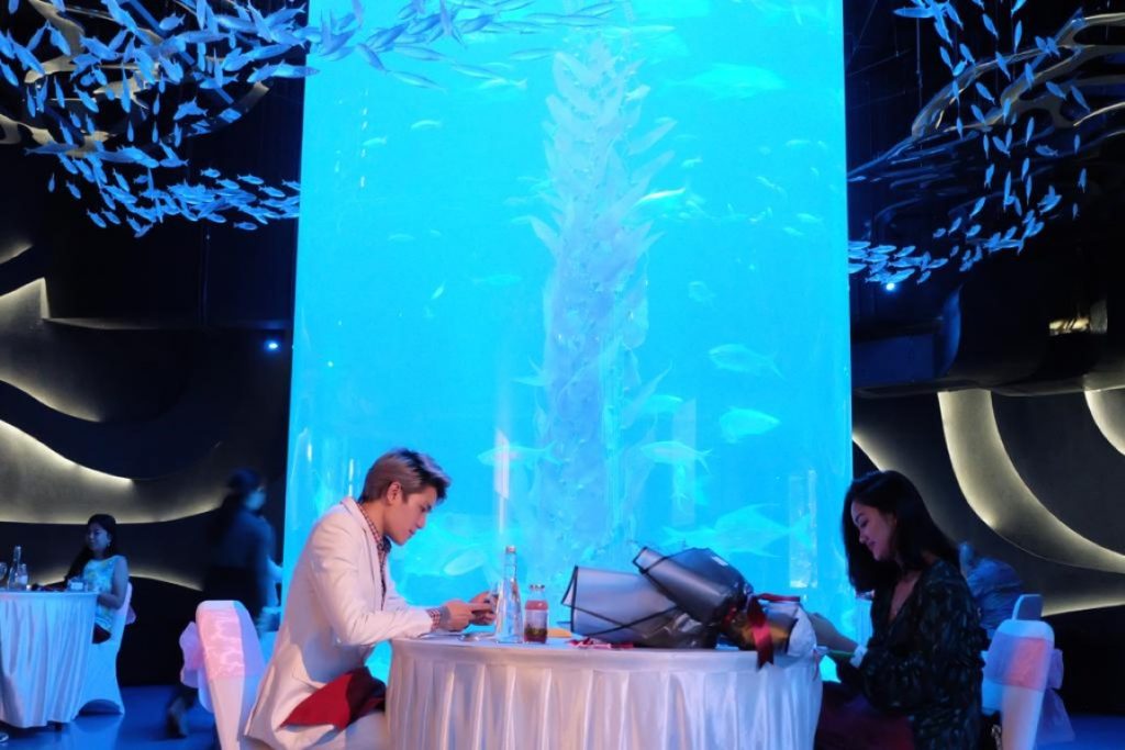Romantic Valentine`s Dinner di Jakarta Aquarium Indonesia