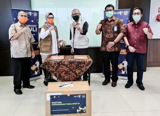 Dukung Gerakan Kurva Landai Gugus Tugas Dengan Serahkan Bantuan APD