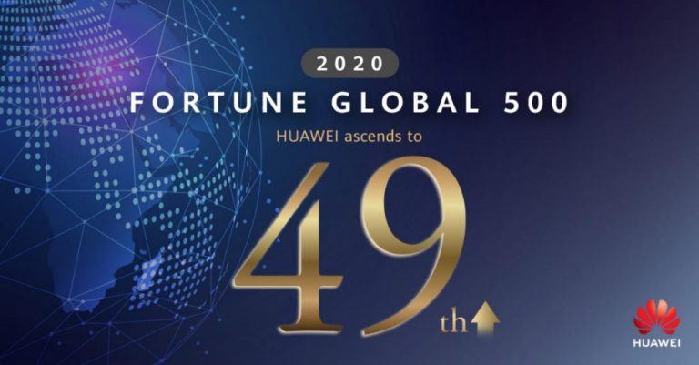 Huawei Melesat ke Posisi 49 di Jajaran Fortune Global 500 Tahun 2020