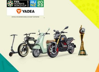 Yadea Jadi Suporter Resmi Piala Dunia Wanita FIFA 2023™ di Asia Pasifik Yadea