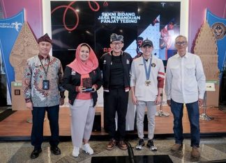 Kemenparekraf dan FPTI Bersinergi Tingkatkan Kualitas SDM Pemanduan Panjat Tebing Kemenparekraf