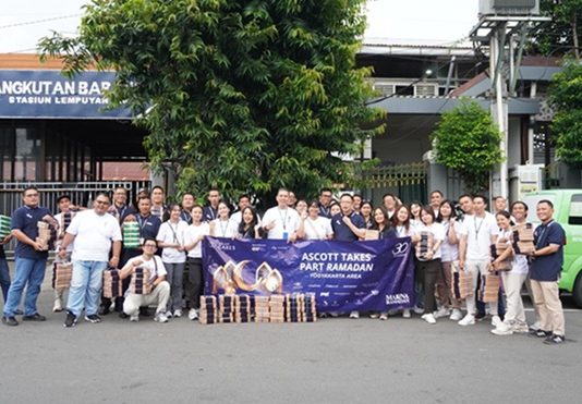 Ascott Indonesia Perkuat Komitmen Keberlanjutan Salurkan 6500 Kotak Makan di 17 Kota Ascott Indonesia