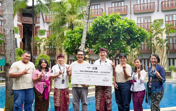 Hard Rock Hotel Bali Perkuat Komitmen Sosial Lewat Donasi untuk Yayasan Bali Bersama Bisa